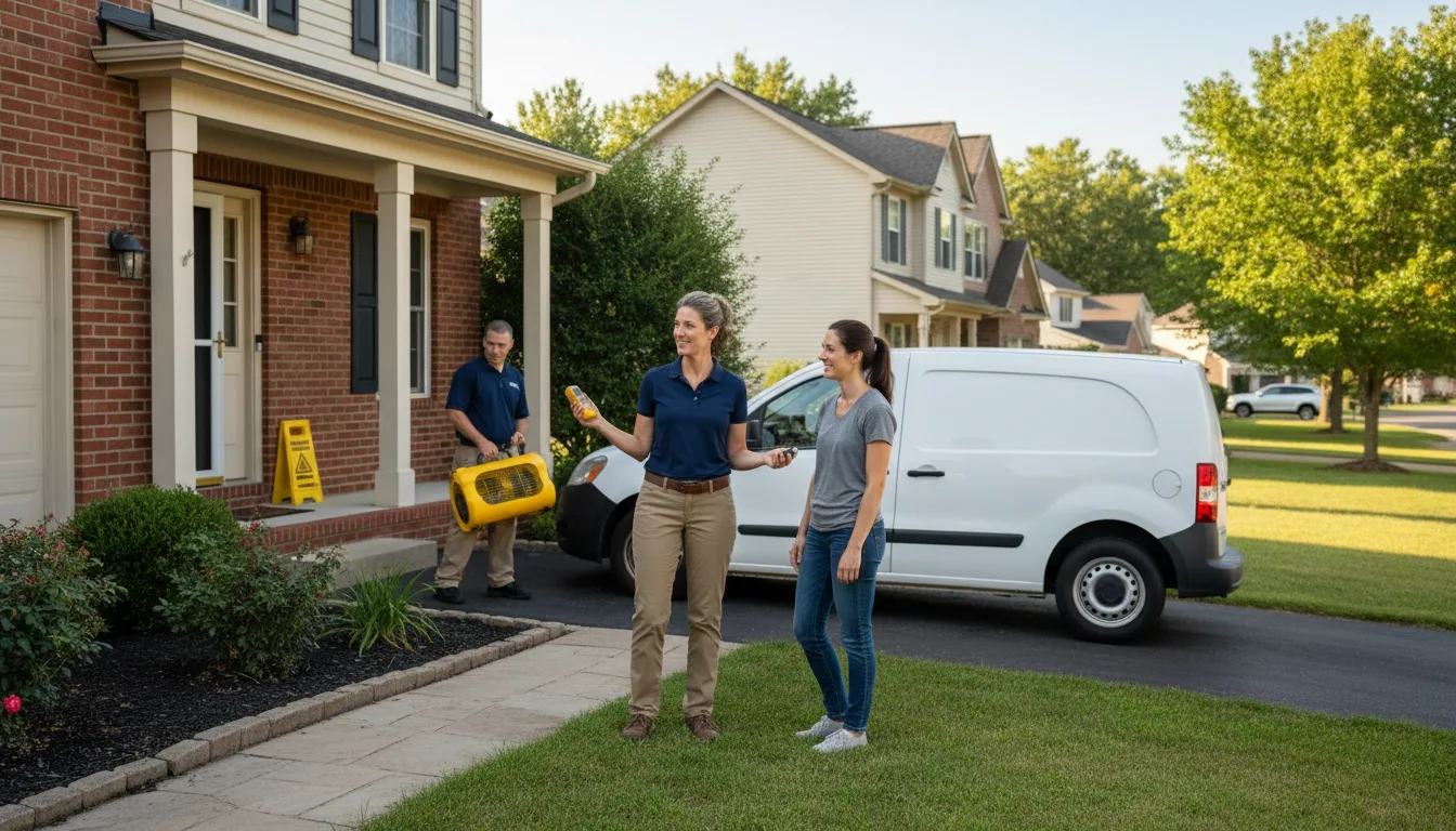 Water restoration image for Dehumidification And Cleanup Services in Kinsale, VA